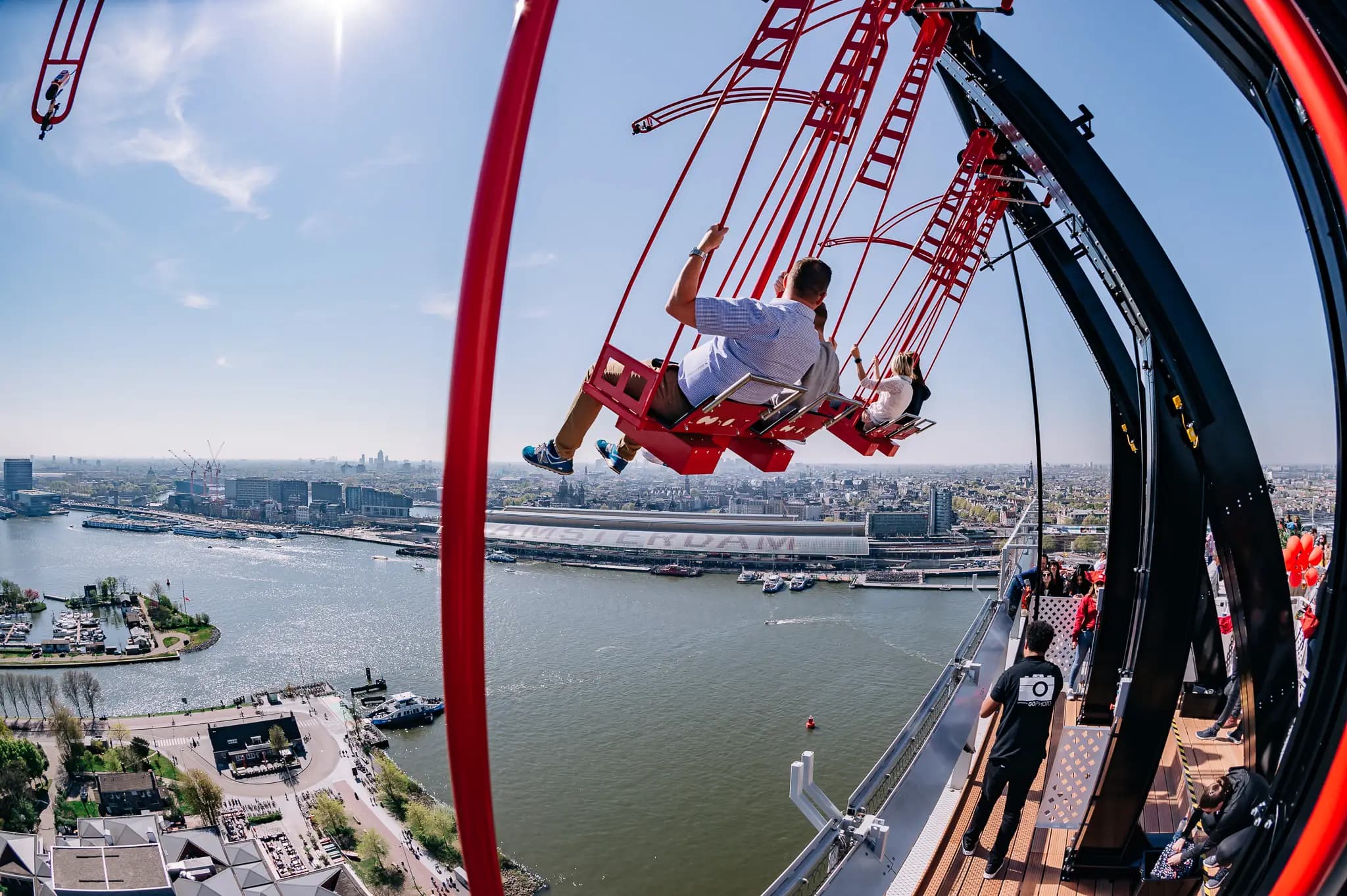 Thrilling Over The Edge Swing